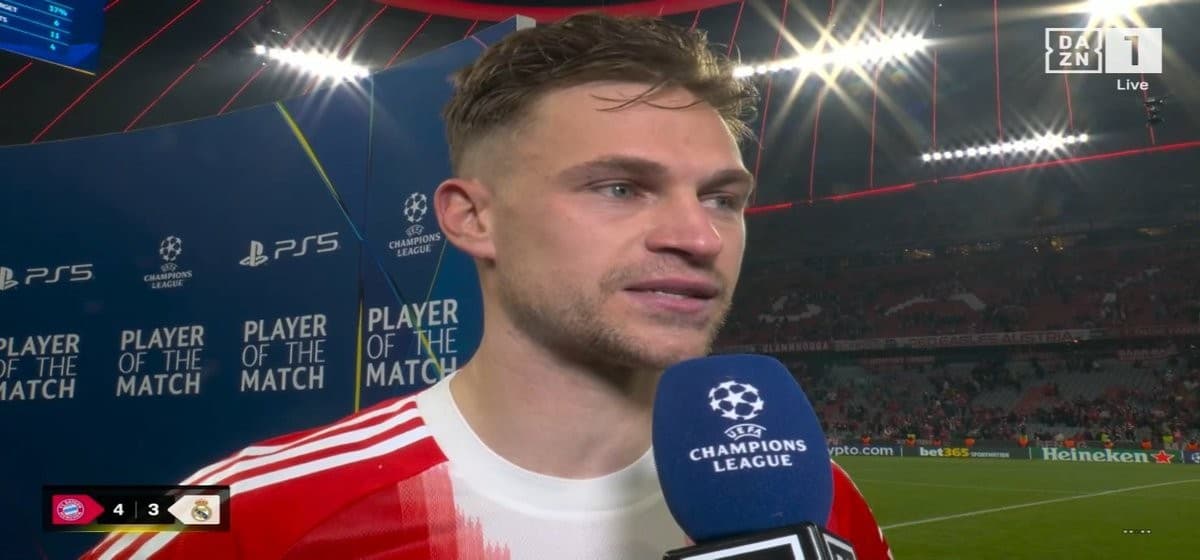 基米希：我们不应该忘记，我们两回合双杀了皇马这样的球队