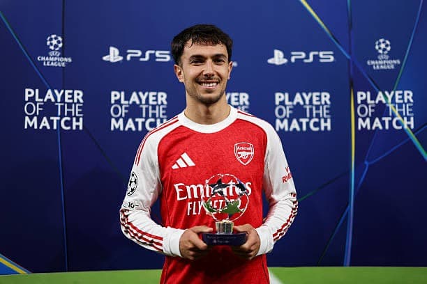 助阿森纳连续第二个赛季闯入欧冠四强，苏比门迪当选全场最佳